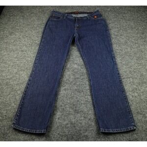 Wrangler Flame Resistant‎ Jeans Womens 13X30 Blue Denim FRW10DD Construction FR